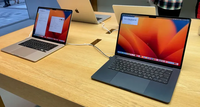Иллюстрация модели: Apple MacBook Air M2 15-inch (2023)